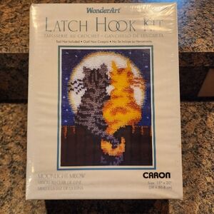 Caron Latch Hook Kit - Moonlight Meow